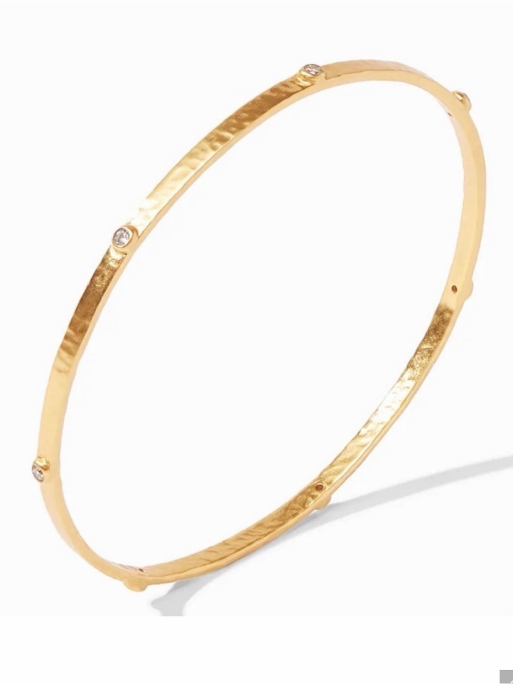 Julie Vos Crescent Stone Bangle